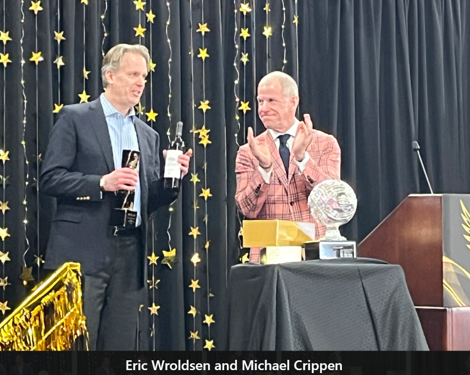 Eric Wroldson wins SOLID President Award