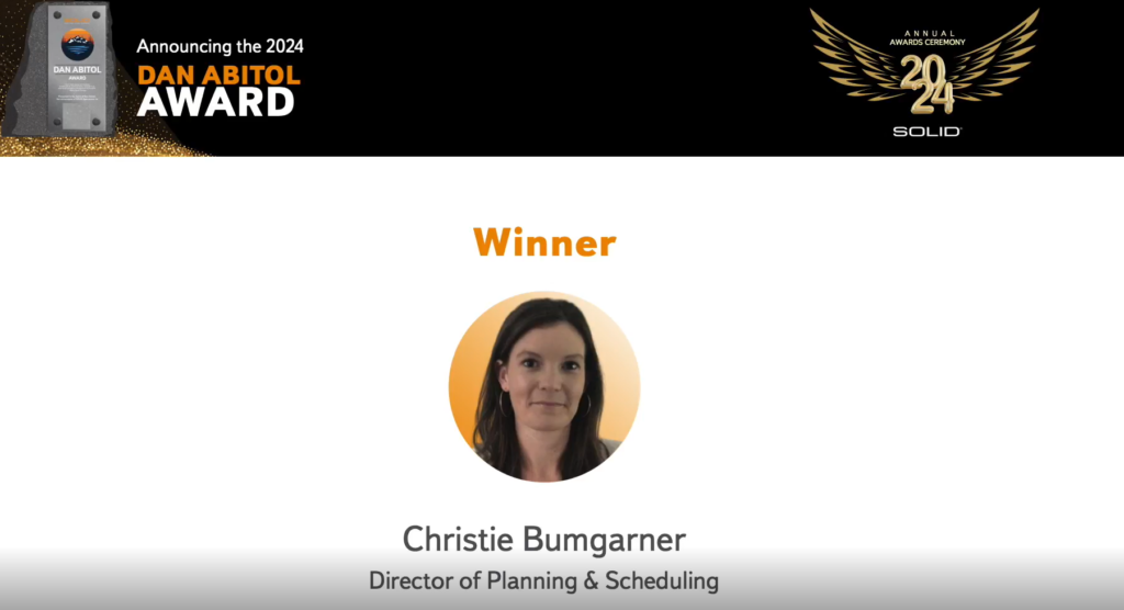 SOLID Award Winner Christie B.